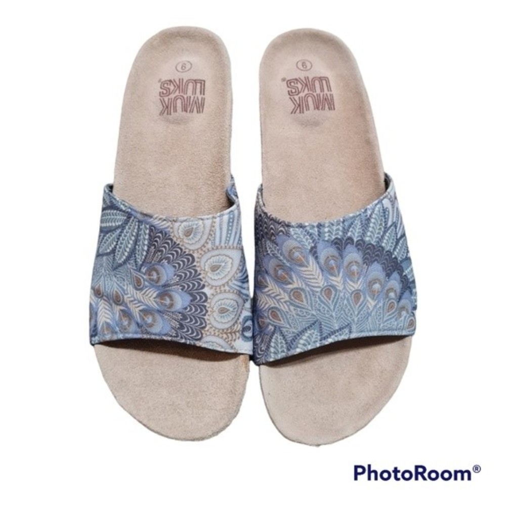 Muk Luks Sandals Slides Womens Size 9